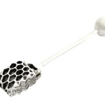 Sterling Silver Crown Beehive Honey Dish