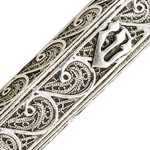 Sterling Silver Filigree Style Mezuzah Case