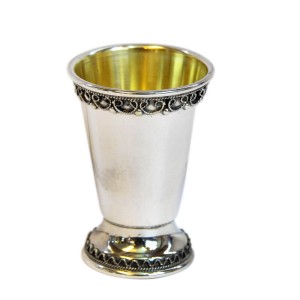 Matte Sterling Silver Liqueur Cup