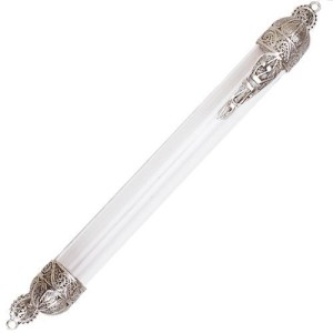 Sterling Silver Rounded Mezuzah