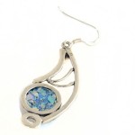 Angel Wing Roman Glass Earrings