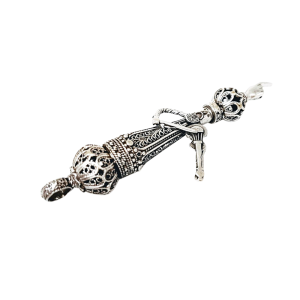 Torah Pointer - Sterling Silver Klezmer - Small