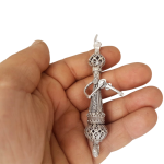 Torah Pointer – Sterling Silver Klezmer – Small