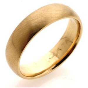 Wedding Ring 14K Gold Comfort Fit
