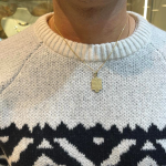 Torah Design Ten Commandments 14k Yellow Gold Pendant