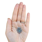 Gold and Silver with Turquoise Holiness of Ha’ari Kabbalah Pendant Chain Set