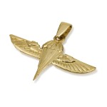 Israel Army Pendant 14k Yellow Gold