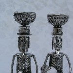Silver Menorah with Klezmer Musicians – Large Size