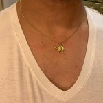 Camel Pendant in 14k Gold