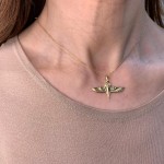 Israel Army Pendant 14k Yellow Gold