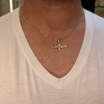 Israel Army Pendant 14k Yellow Gold