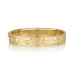 14k Brushed Gold This Too Shall Pass Hebrew Ring