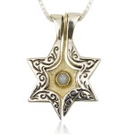 Three-Piece Star of David and Jonathan Pendant