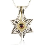 Three-Piece Star of David and Jonathan Pendant