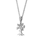 18k Gold and Diamond Tree of Life Pendant