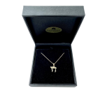 Chai Pendant – Small in 14K Gold