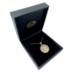 Tree of Life Pendant – 14K Yellow Gold Diamond Round
