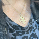 14k Gold Ani Ledodi Cutout Pendant