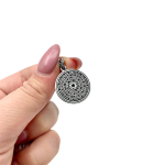 Round Silver Full Ana Bekoach Pendant
