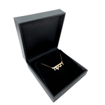 Custom Order – Personalized Hebrew Name Necklace in 14K Yellow Gold – 18″