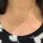 14k Gold Miniature Chai Pendant