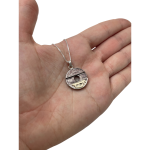 Silver and Gold Personalized Name “Asimon” Pendant