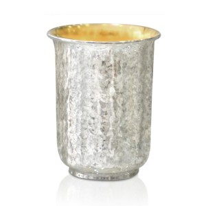 Gedalia Hammered Silver Kiddush Cup