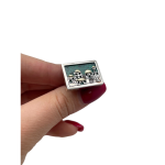Jerusalem Skyline Cufflinks in Sterling Silver & Gold with Eilat Stone