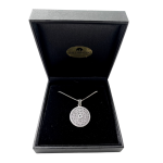 Round Silver Full Ana Bekoach Pendant