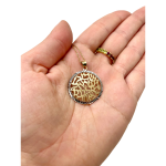 Yellow and White Gold Shema Israel Pendant