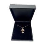 Tree of Life Rubies Diamonds Sapphires 14k Gold Pendant