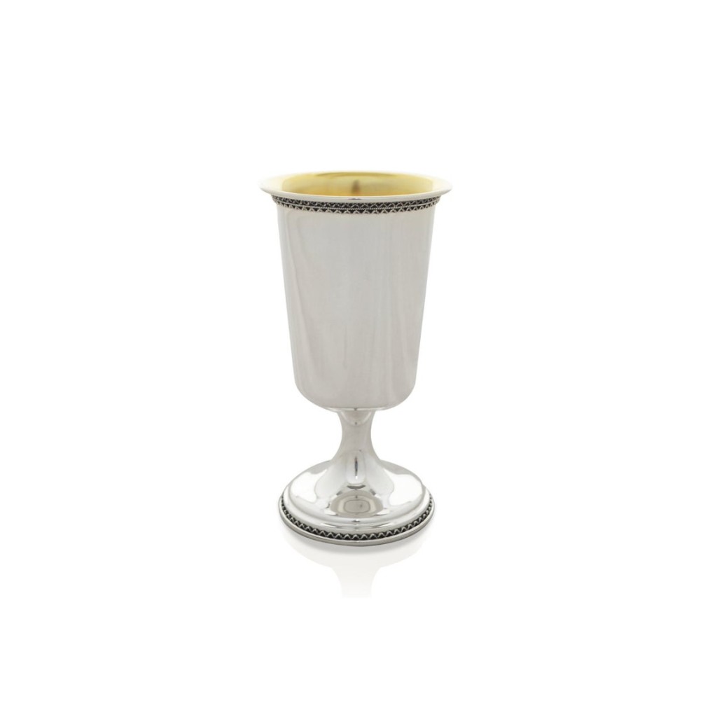 Zevulen Polished Sterling Silver Kiddush Cup