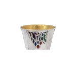 Silver Kiddush Cup – Micha Enameled