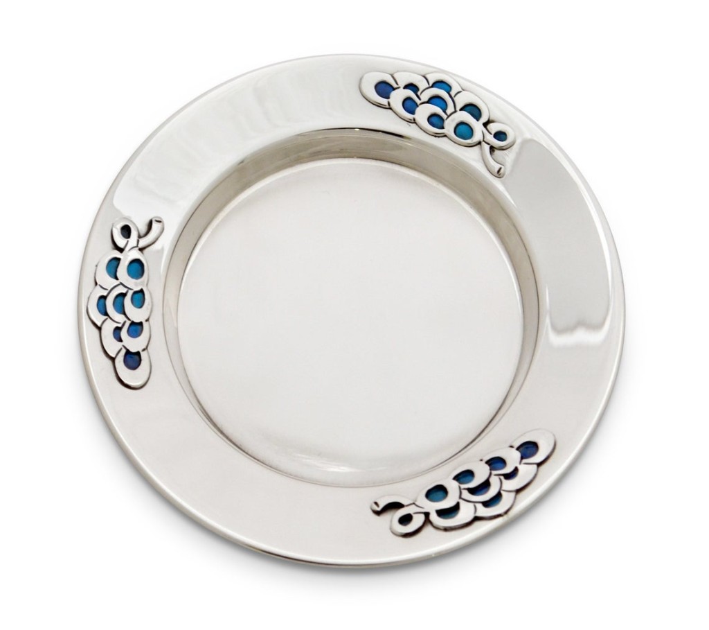 Silver Kiddush Cup – Micha Enameled