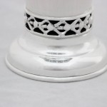 Silver Jerusalem Multicolored Enamel Kiddush Cup