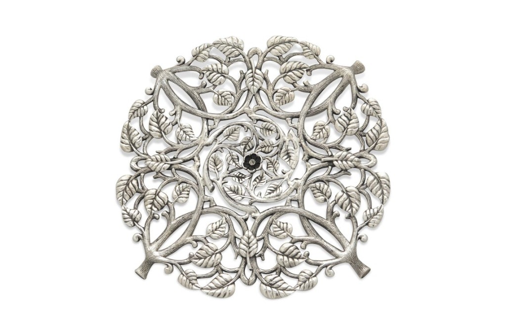 Sterling Silver Leaf Plate for Honey Dish