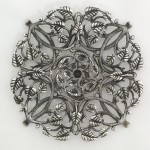 Sterling Silver Leaf Plate for Honey Dish