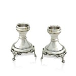 Sterling Silver Candlesticks with Custom Legs
