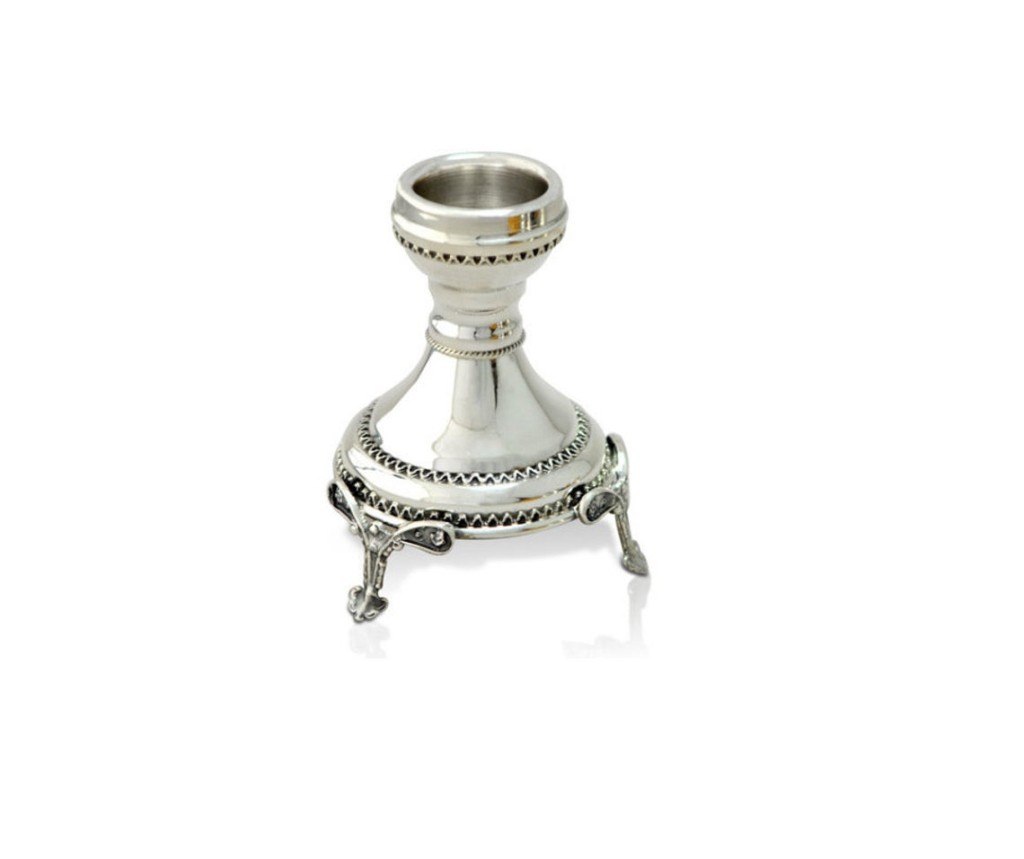 Sterling Silver Candlesticks with Custom Legs