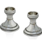 Sterling Silver Candlesticks with Custom Legs