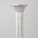 Yael Sterling Silver Column Candlesticks