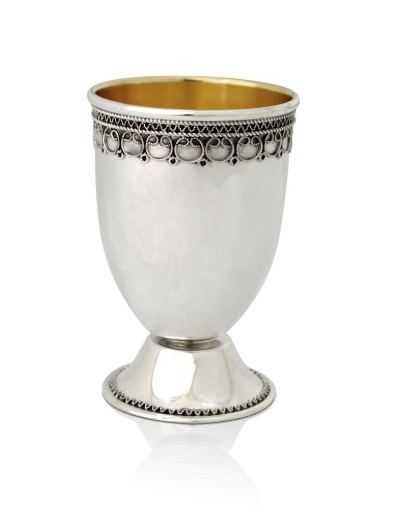 Kiddush Cup – Barak Small Sterling Silver