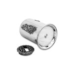 Sterling Silver Hebrew Blessing Tzedakah Box