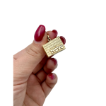 14k Yellow Gold Kotel Name Pendant