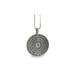 Round Silver Full Ana Bekoach Pendant
