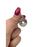 Silver and Gold Personalized Name “Asimon” Pendant