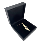 Map of Israel with Star of David 14K Gold Pendant