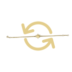 Star of David Opal Chain Bracelet in 14K Gold