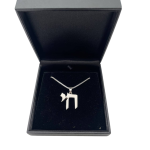 Hebrew Chai Pendant in 925 Sterling Silver Smooth Finish – 19 mm