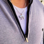 Hebrew Chai Pendant in 925 Sterling Silver Smooth Finish – 19 mm